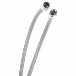 Universal Braided Stainless Brake Line - 46" - Clear Coated -Motor Parts Hub 012037 Goodridge Universal Braided Stainless Brake Line 46in Clear Coated 1