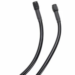 Universal Braided Stainless Brake Line - 18" - Ebony -Motor Parts Hub 012039 Goodridge Universal Braided Stainless Brake Line 18in Ebony 4