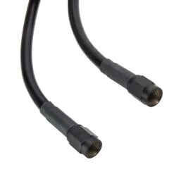 Universal Braided Stainless Brake Line - 24" - Ebony -Motor Parts Hub 012042 Goodridge Universal Braided Stainless Brake Line 24in Ebony 4