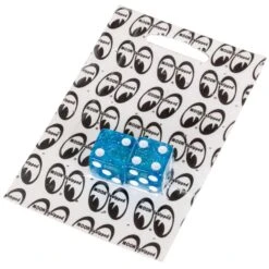 Glitter Dice Air Valve Caps - Blue -Motor Parts Hub 012374 Mooneyes Glitter Dice Air Valve Caps Blue 1