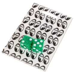 Glitter Dice Air Valve Caps - Green -Motor Parts Hub 012375 Mooneyes Glitter Dice Air Valve Caps Green 1