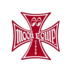 Maltese Iron Cross Sticker - Small - Red