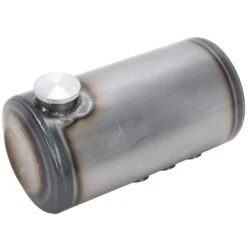 Dished Clamp-On Steel Motorcycle Oil Tank For Lowbrow Customs Harley Sportster Hardtails