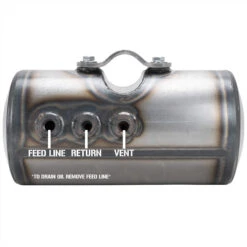 Dished Clamp-On Steel Motorcycle Oil Tank For Lowbrow Customs Harley Sportster Hardtails -Motor Parts Hub 012459 Lowbrow Customs Dished Clamp On Steel Motorcycle Oil Tank for Lowbrow Customs Harley Sportster Hardtails 20