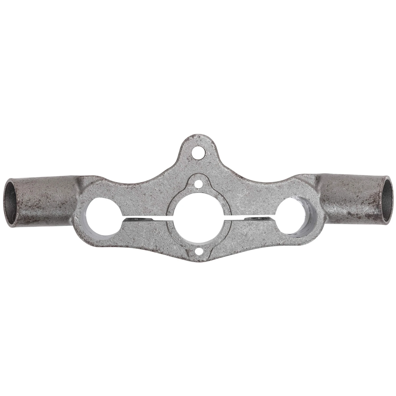 Inline Springer Fork Handlebar Fabricator Top Clamp - Raw Steel 2 Inline Springer Fork Handlebar Fabricator Top Clamp - Raw Steel - Image 2