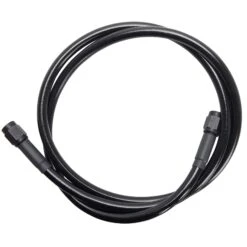 Universal Braided Stainless Brake Line - 12" - Ebony