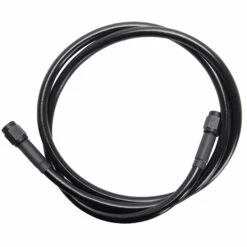 Universal Braided Stainless Brake Line - 19" - Ebony