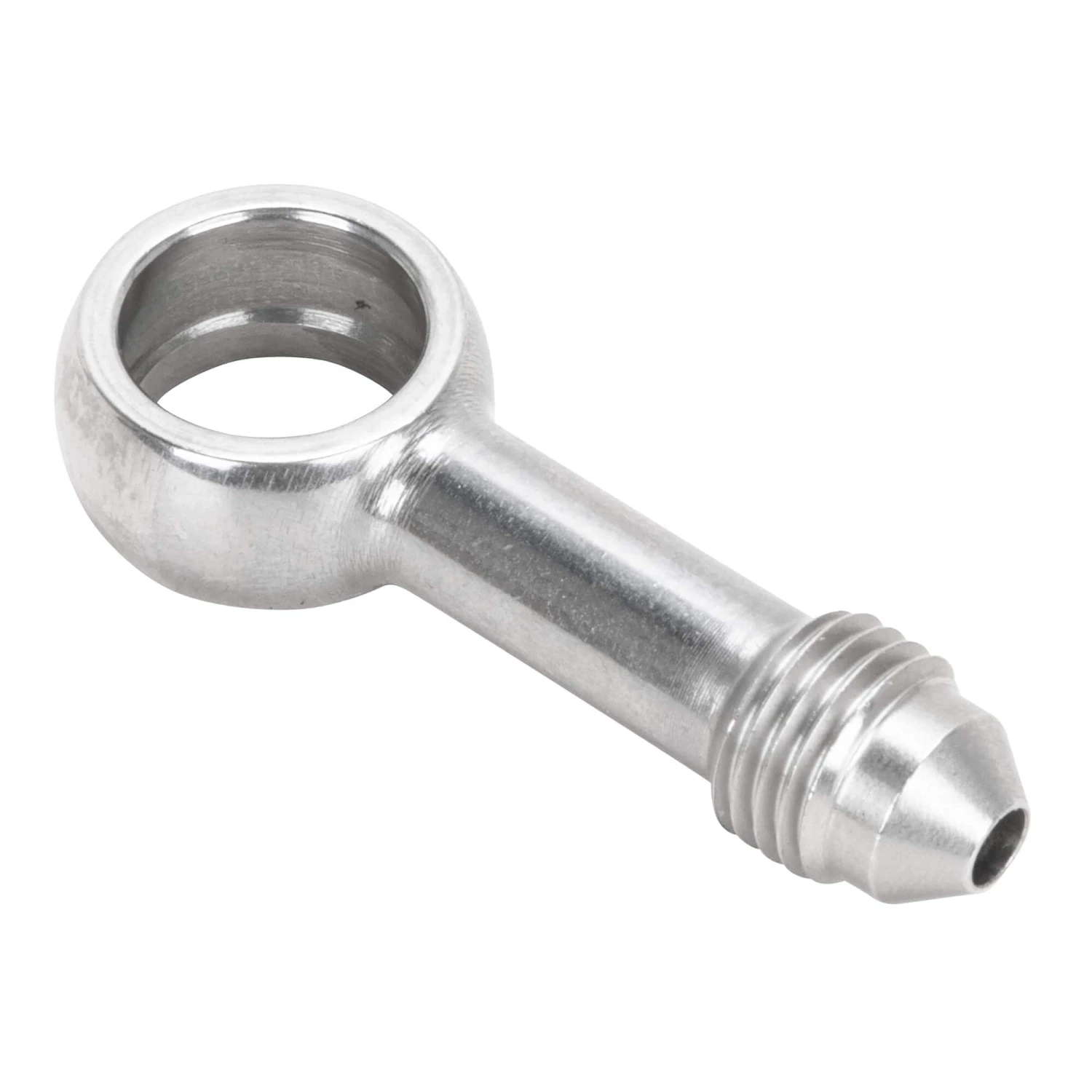 Straight 7/16 Inch Banjo Fitting - Stainless Steel 1 Straight 7/16 Inch Banjo Fitting - Stainless Steel
