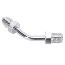 45 Degree Tube Adapter - Chrome -Motor Parts Hub 012784 Goodridge 45 Degree Tube Adapter Chrome 4