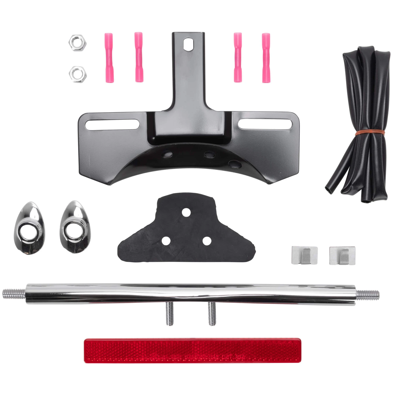 Rear Turn Signal Relocation Kit - Harley-Davidson Sportster Dyna 1 Rear Turn Signal Relocation Kit - Harley-Davidson Sportster Dyna