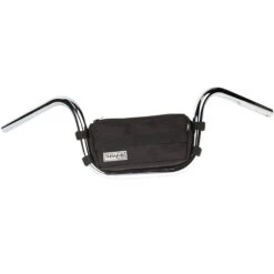 Handlebar Utility Bag - Black -Motor Parts Hub 013383 Thrashin Supply Co. Handlebar Utility Bag Black 1