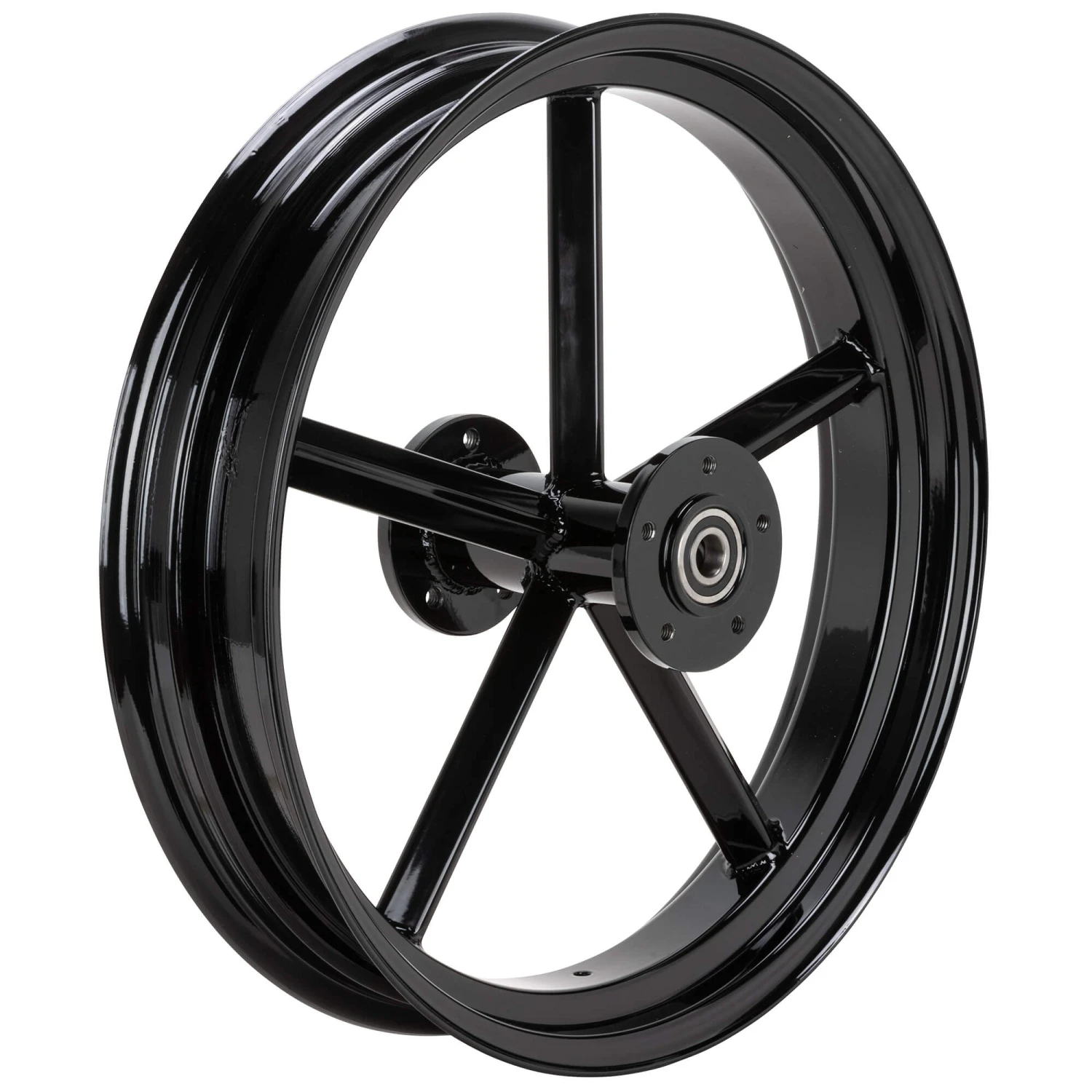 Square Spoke Invader 18 X 3.5 Dual Flange Rear Wheel - Gloss Black 1 Square Spoke Invader 18 X 3.5 Dual Flange Rear Wheel - Gloss Black