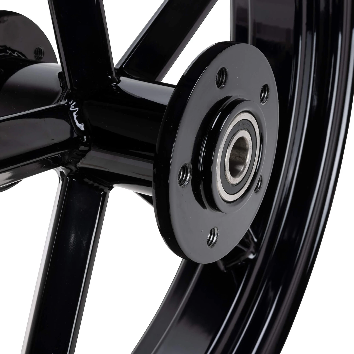 Square Spoke Invader 18 X 3.5 Dual Flange Rear Wheel - Gloss Black 5 Square Spoke Invader 18 X 3.5 Dual Flange Rear Wheel - Gloss Black - Image 5