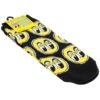 Eyeball Ladies Ankle Socks - Black