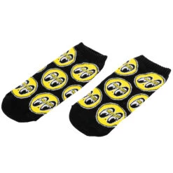 Eyeball Ladies Ankle Socks - Black -Motor Parts Hub 013533 Mooneyes EyeballLadiesAnkleSocks Black 4