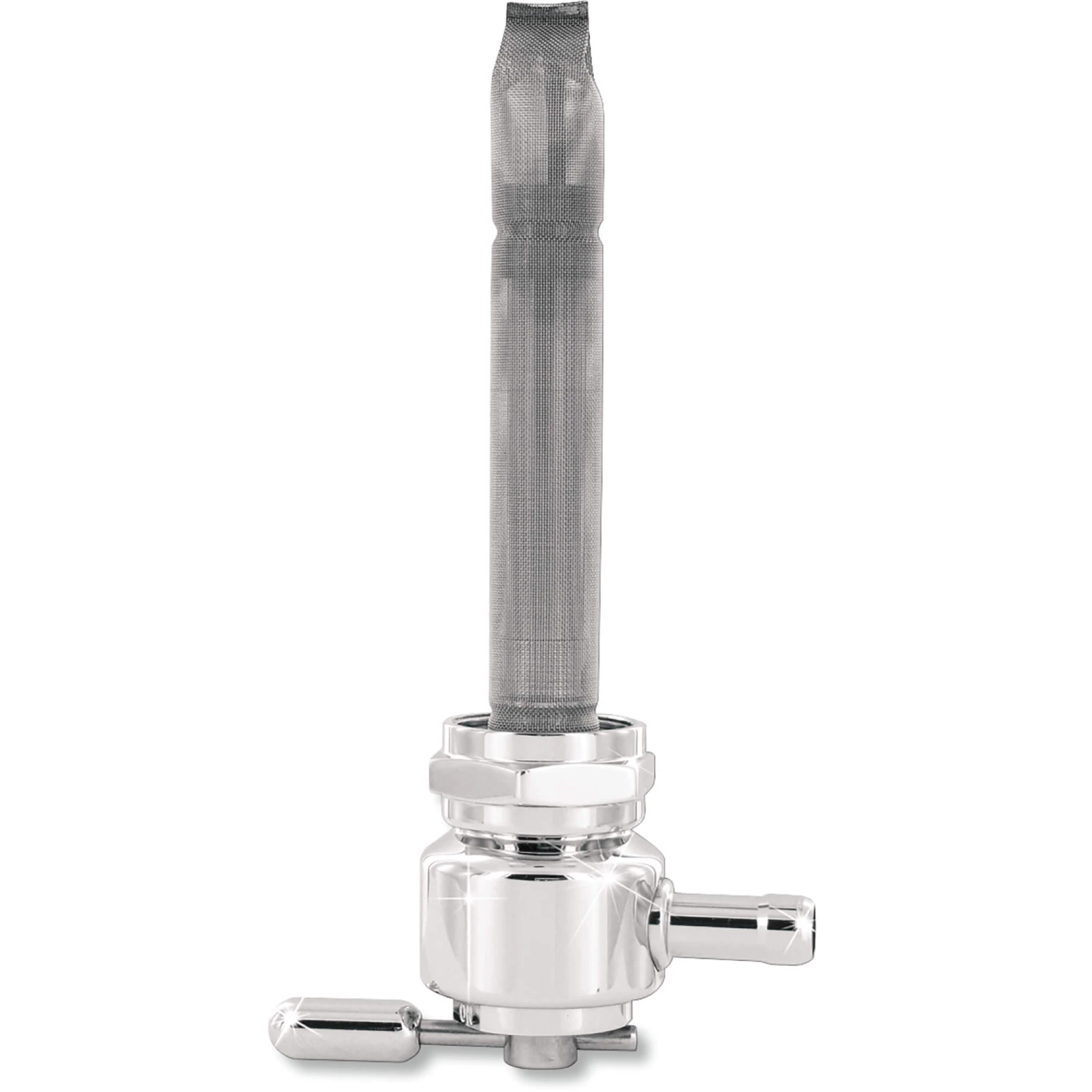 22MM Power-Flo Petcock - Round Body - Chrome - Backward 1 22MM Power-Flo Petcock - Round Body - Chrome - Backward