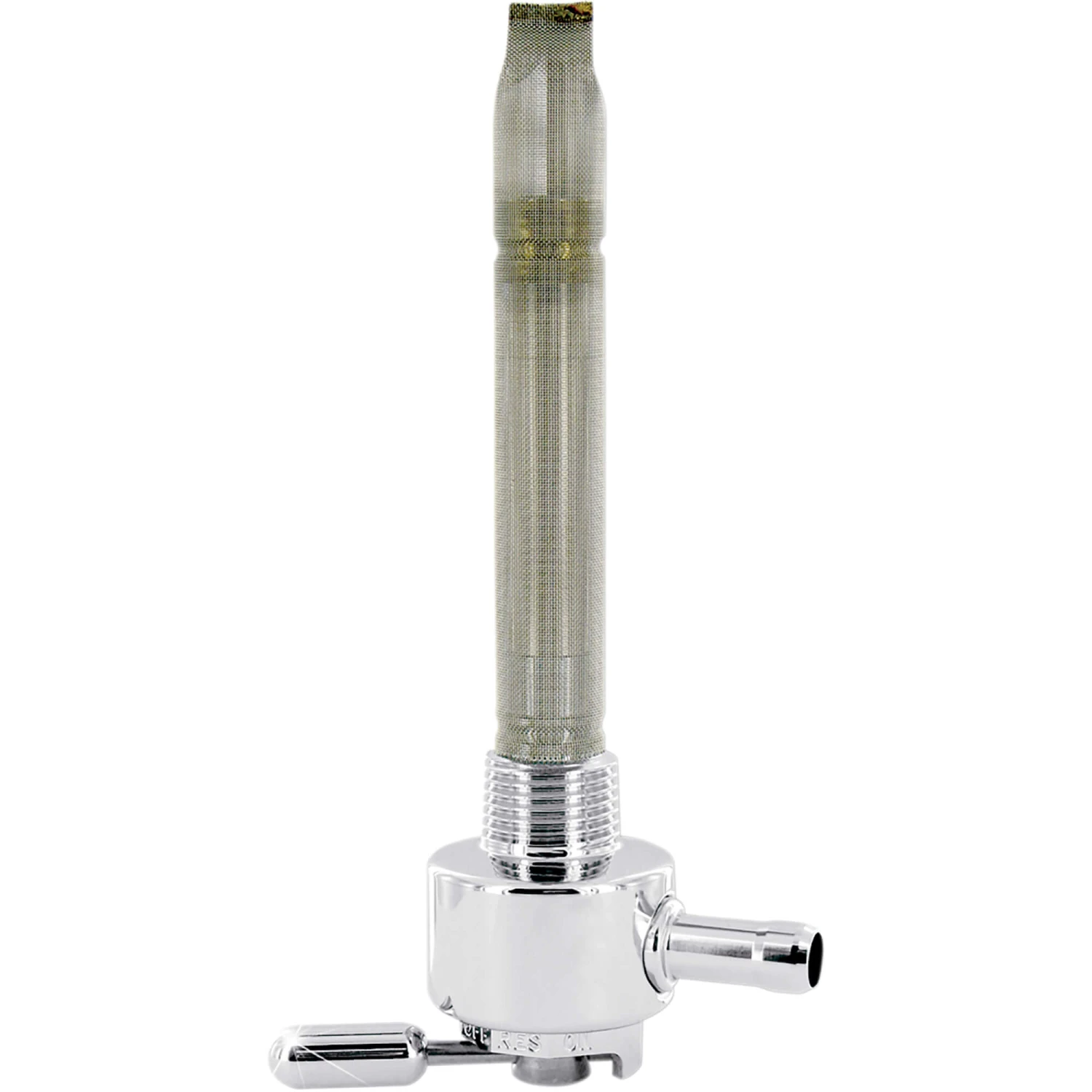 3/8 Inch NPT Power-Flo Petcock - Round Body - Chrome - Backward 1 3/8 Inch NPT Power-Flo Petcock - Round Body - Chrome - Backward