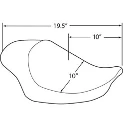 3/4 Low Solo Seat - Double Diamond - Black - Fits 2004-Up Harley-Davidson Sportsters 6 3/4 Low Solo Seat - Double Diamond - Black - Fits 2004-Up Harley-Davidson Sportsters -Motor Parts Hub 013626 Drag Specialties 3 4 Low Solo Seat Double Diamond Black fits 2004 Up Harley Davidson Sportsters 3