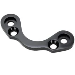 Hardbody Handlebar Riser Adapter Kit For Springers - Black -Motor Parts Hub 013759 mid usa HardbodyHandlebarRiserAdapterKitforSpringers Black 3