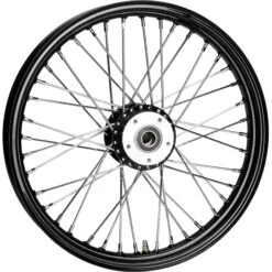 19 X 2.15 40 Spoke Black Dual Disc Front Wheel Fits 1984-99 Harley-Davidson FXD/FXR/XL
