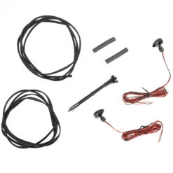 Micro Bullet Turn Signals - Black - Red 5 Micro Bullet Turn Signals - Black - Red -Motor Parts Hub 013888 CustomDynamics MicroBulletTurnSignals Black Red 3