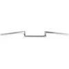Z Bar Handlebars - 1 Inch - 2 Inch Rise - Chrome