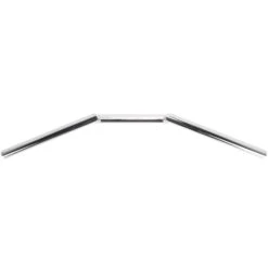 Z Bar Handlebars - 1 Inch - 2 Inch Rise - Chrome -Motor Parts Hub 014118 Cycle Standard ZBarHandlebars 1inch 2inchRise Chrome 3