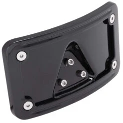 Curved License Plate Bracket - Black