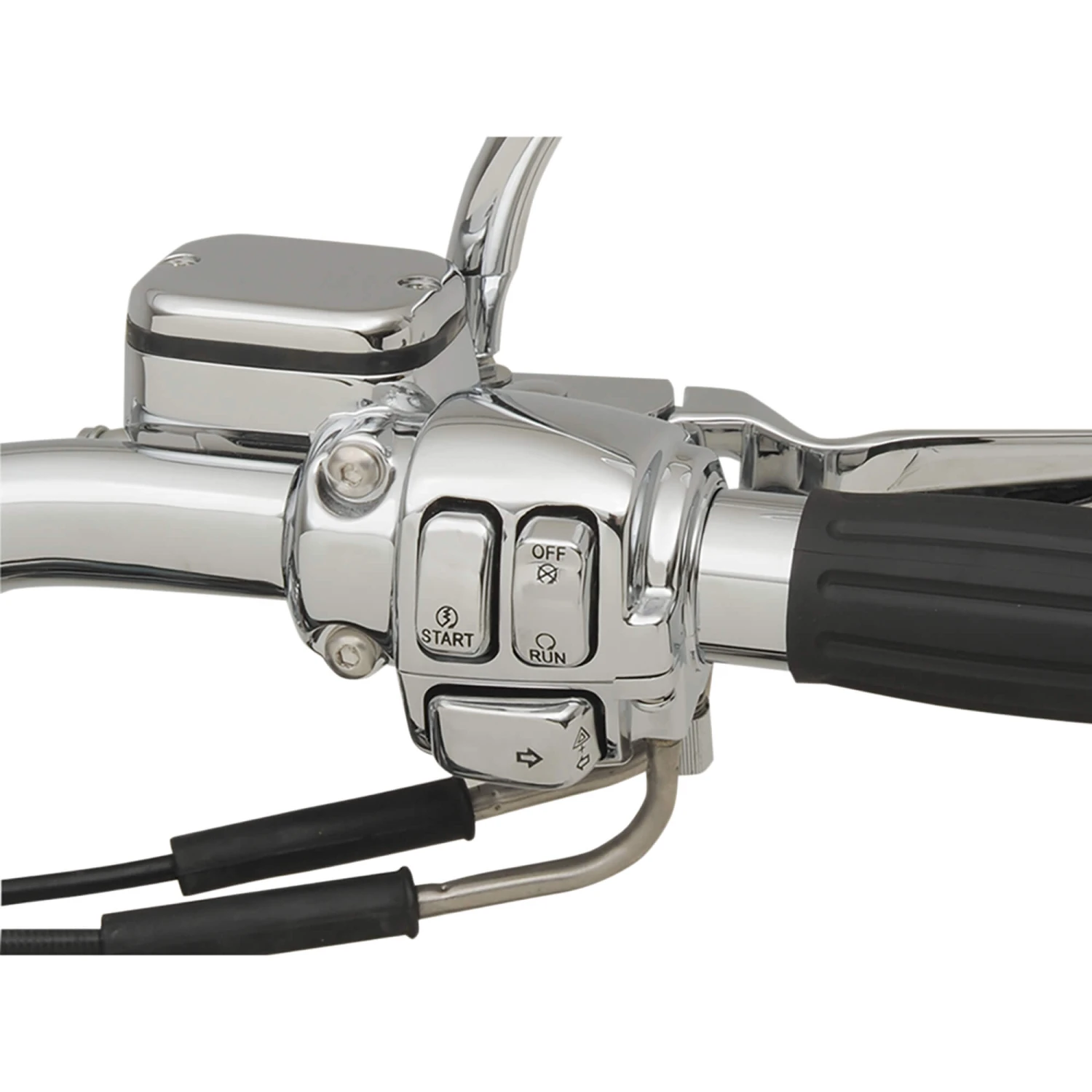 Brake/Mechanical Clutch Controls Kit With Switches - Chrome - Single Disc 1996-11 Harley-Davidson FXD/FXDWG 96-03 XL 96-07 FLHR 96-10 FXST/FLST 3 Brake/Mechanical Clutch Controls Kit With Switches - Chrome - Single Disc 1996-11 Harley-Davidson FXD/FXDWG 96-03 XL 96-07 FLHR 96-10 FXST/FLST - Image 3