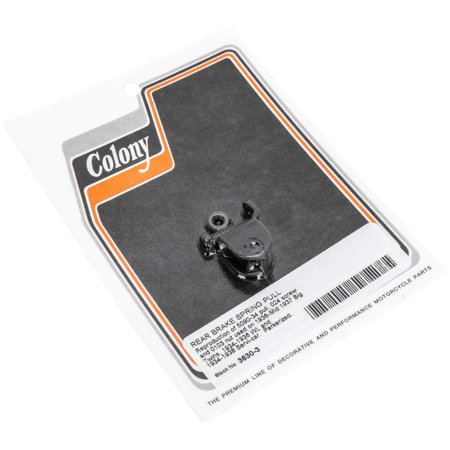 #3630-3 Rear Brake Rod Spring Pull 1936-37 Harley-Davidson Big Twins 34-36 WL 34-38 Servi-Car 1 #3630-3 Rear Brake Rod Spring Pull 1936-37 Harley-Davidson Big Twins 34-36 WL 34-38 Servi-Car