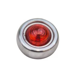 Weld-on Ripple Tail Light - Stainless Steel -Motor Parts Hub 015050 PrismSupplyCo Weld onRippleTailLight StainlessSteel 5