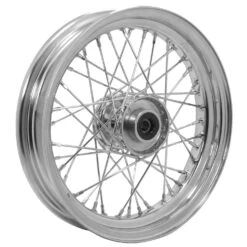 16 X 3 Chrome Antique Style Front Spool Wheel
