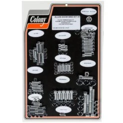 #1010-P Complete Show Bike Kit Chrome Smooth Allen Hardware Harley 78-84 Shovelhead