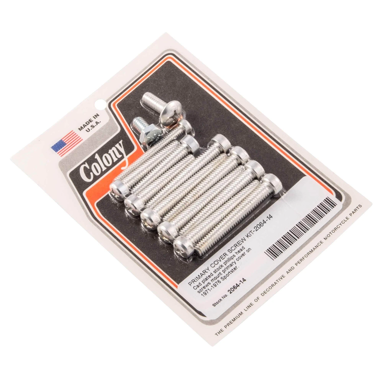 Motor Parts Hub -Motor Parts Hub 2064 14 COLONY PRIMARY COVER SCREW KIT