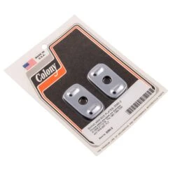 #2090-2 Swing Arm End Plates Chrome Harley FXR 81-94 FLT 79-01