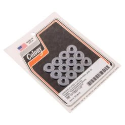 #2115-12 1/4 Inch Chrome Plated Flat Washers 12 Pack