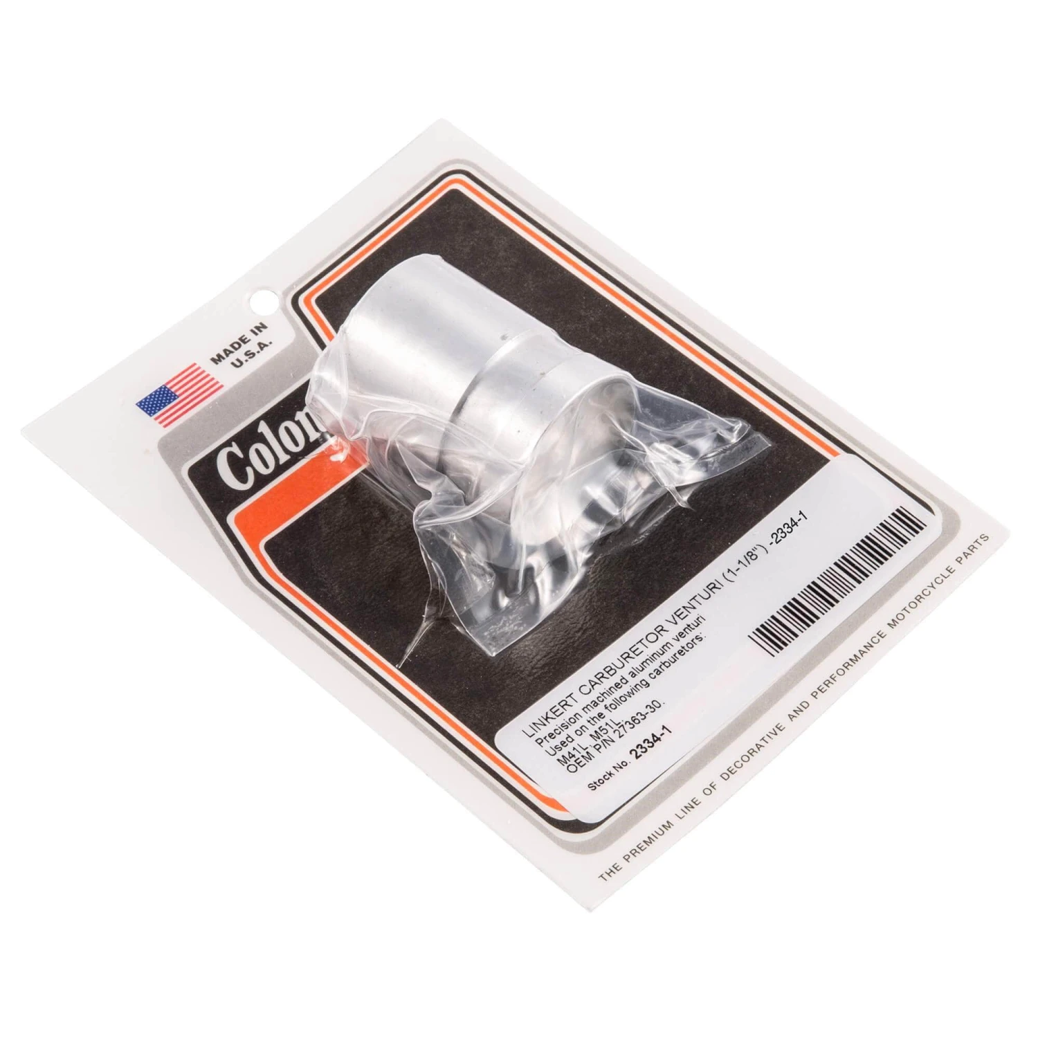 #2334-1 Linkert Carburetor Venturi 1-1/8 Inch OEM 27363-30 1 #2334-1 Linkert Carburetor Venturi 1-1/8 Inch OEM 27363-30