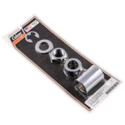 #2516-5 Chrome Rear Axle Nut Washer Spacers Harley Dyna 08-up