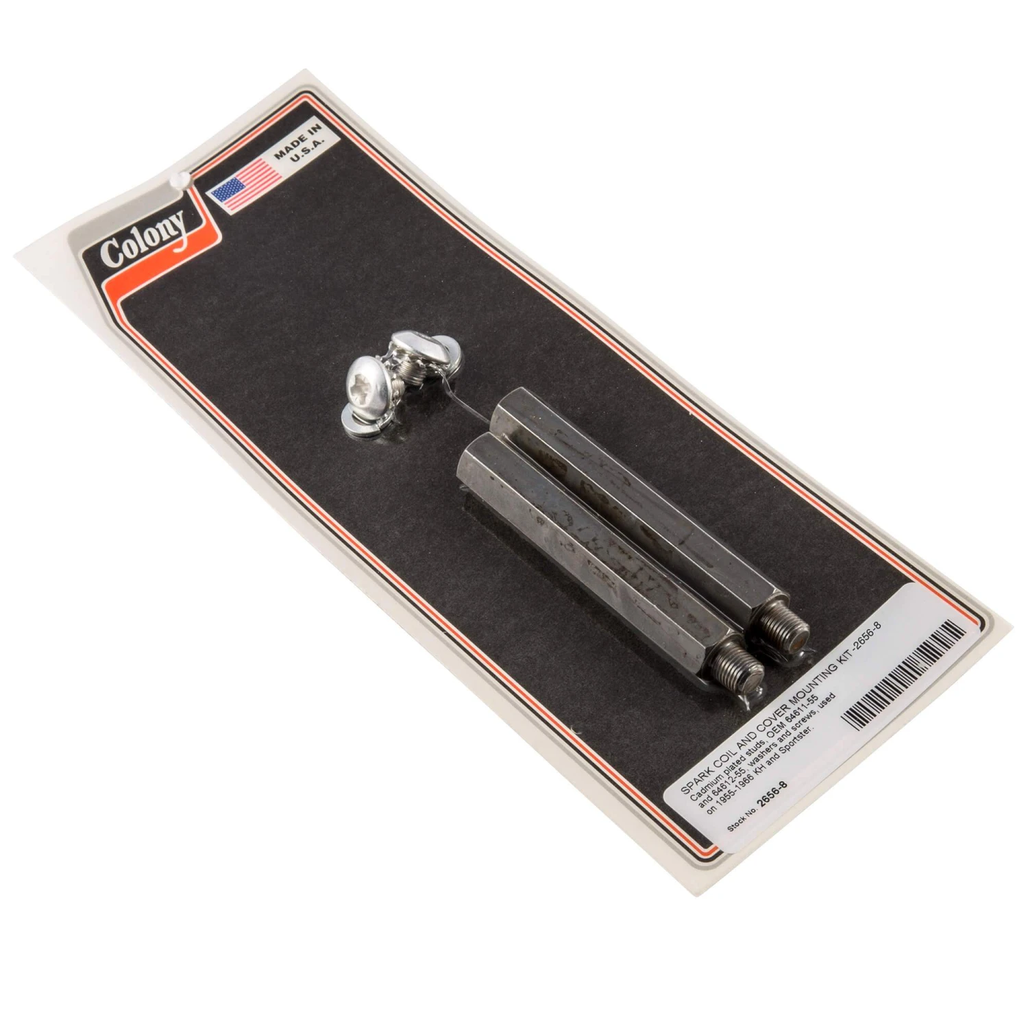 #2656-8 Spark Coil And Cover Mounting Kit Harley-Davidson KH Sportster 55-66 1 #2656-8 Spark Coil And Cover Mounting Kit Harley-Davidson KH Sportster 55-66