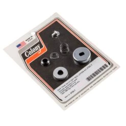 #2702-7 Gas Tank Shut Off Rod Upper Kit Chrome Harley Big Twin 45s 1940-65