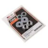 #2757-6 Spotlight Fork Bracket Bolt Nut Kit Chrome Harley 1938-61