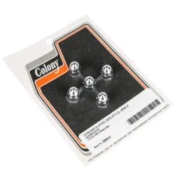 #2836-5 Harley OEM Style Chrome Acorn Nuts 1/4-20 Thread 5 Pack