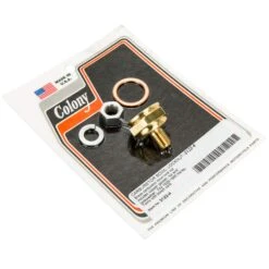 #3122-4 Carburetor Bowl Locknut Brass1930-65 Harley Davidson Big Twins