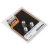 #6934-3 Chrome Plated Acorn Nuts 3/8-24 SAE Thread 3 Pack