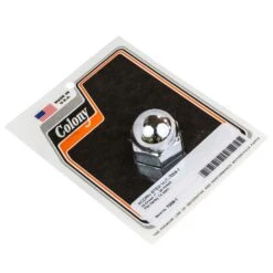 #7009-1 Chrome Plated Acorn Stem Nut High Crown 1-24 Thread Fits Harley '74 Stem