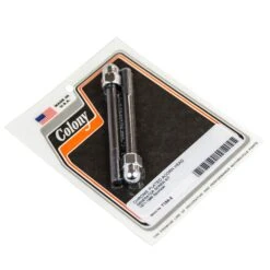 #7154-2 Chrome Plated Acorn Head Generator Screw Kit Fits 1971-85 Sportster