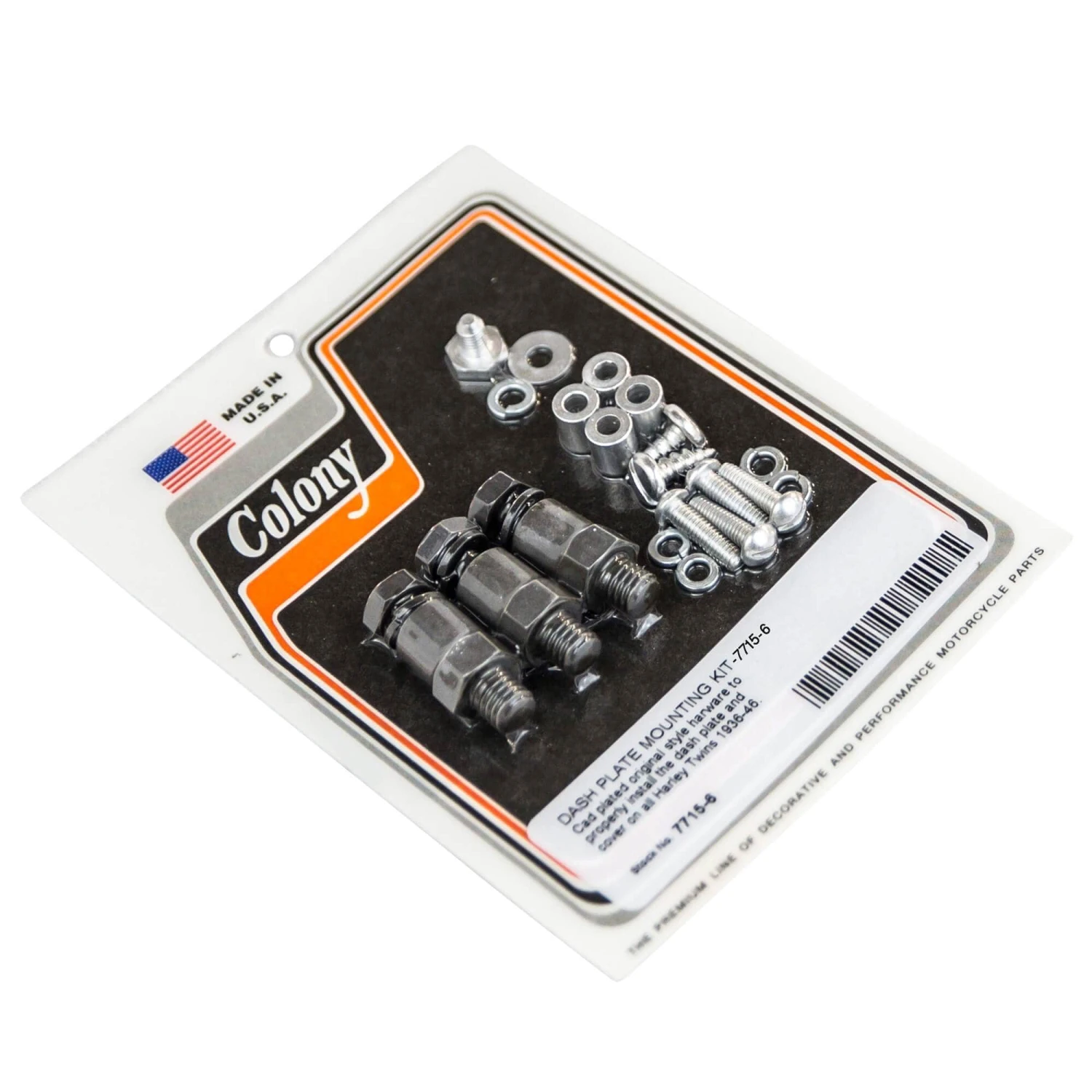 #7715-6 Dash Plate Mounting Kit Fits All 1936-46 H-D Big Twins 1 #7715-6 Dash Plate Mounting Kit Fits All 1936-46 H-D Big Twins
