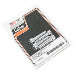 #8796-4-P Handlebar Clamp Smooth Chrome Allen Screw Kit Harley FX Sportster 82-up