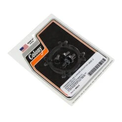 #9682-5 Air Cleaner Mounting Screw & Lock Kit Parkerized Harley Twins 1936-55