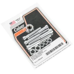 #9750-6-P Sprocket Cover MC Mounting Kit Smooth Chrome Allen Harley Sportster 86-03